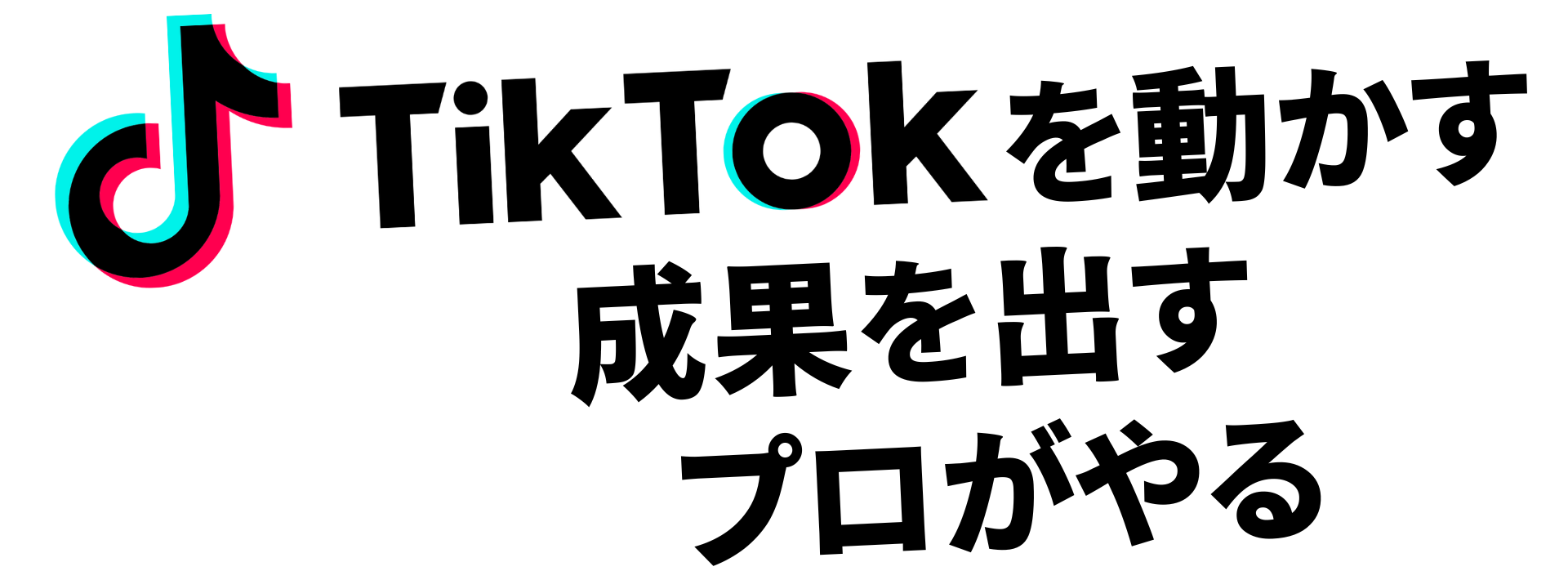 TikTokを動かす。成果を出す。プロがやる。